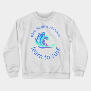 Learn to Surf Crewneck Sweatshirt